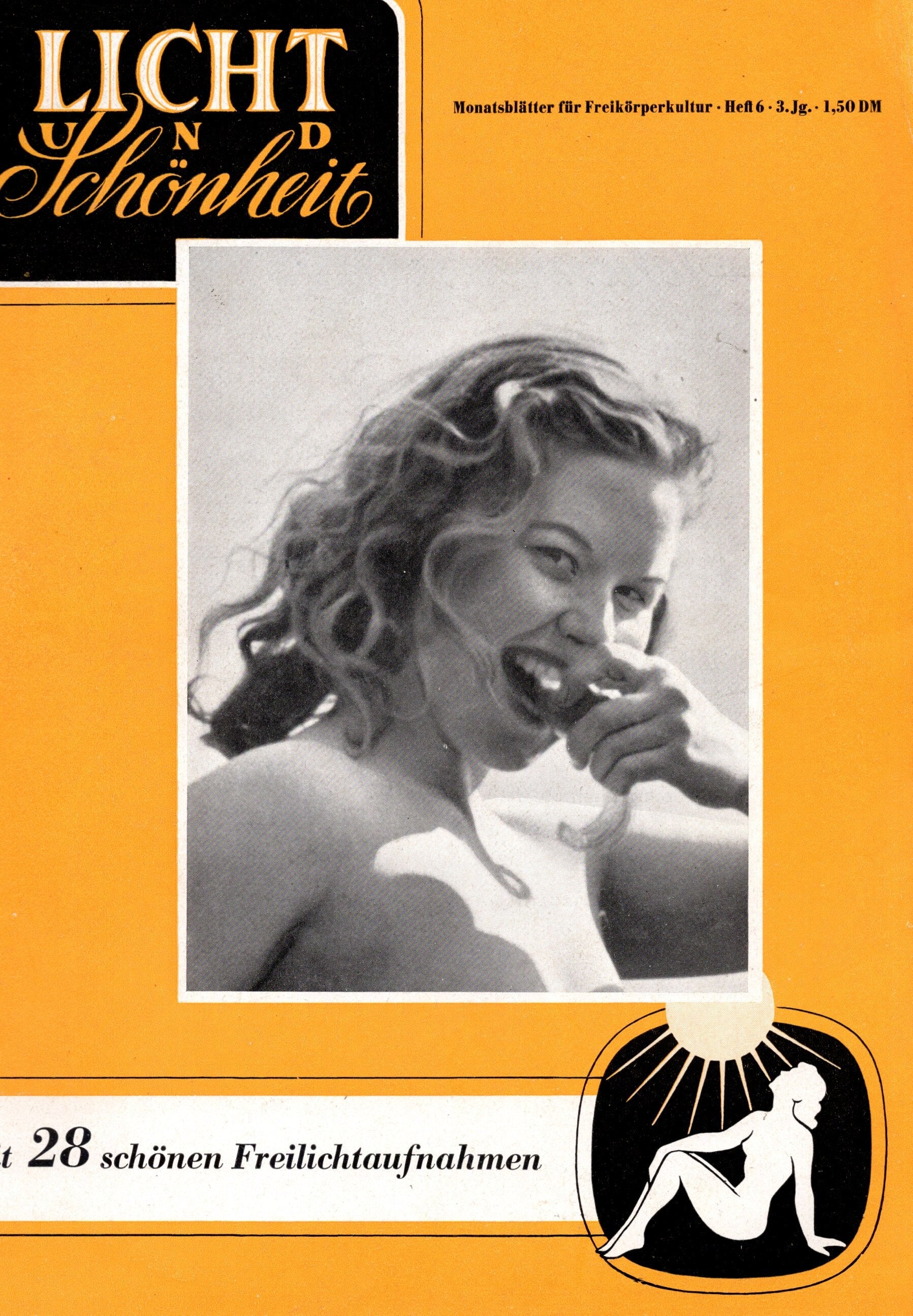 Light and Beauty 1952 N6 German FKK Magazine Magazine Issue - Etsy
