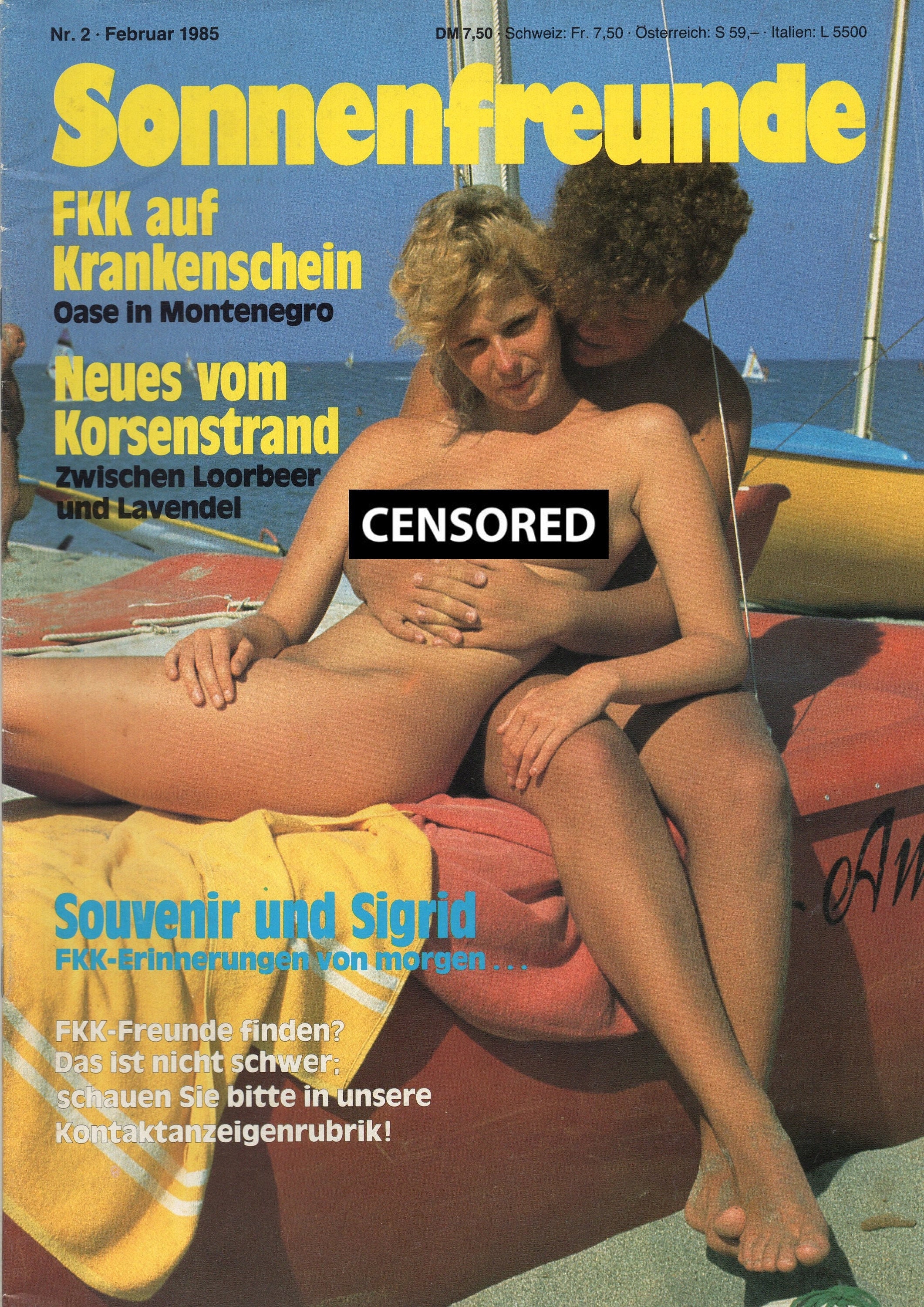 sonnenfreunde magazine Sonnenfreunde 1985 N2 Naturist Journal Magazine Freikörperkultur Nudism  Naturist - Etsy Denmark