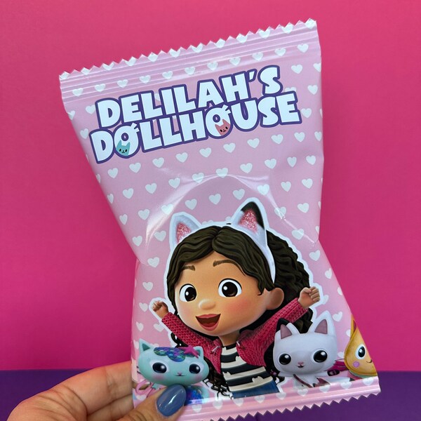 Gabby’s dollhouse Custom Chip Bags Personalized