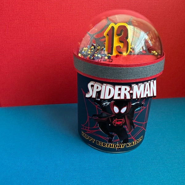 Miles Morales Spiderman Custom Pringles Shaker Personalized