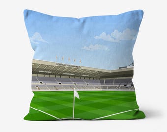 Unofficial Newcastle United St James' Park Stadium Inspired Cushion