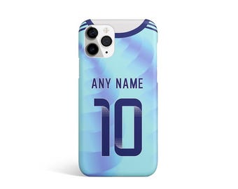 Unofficial Arsenal Women Inspired Third Football Shirt Phone Case. Any name - Any number.