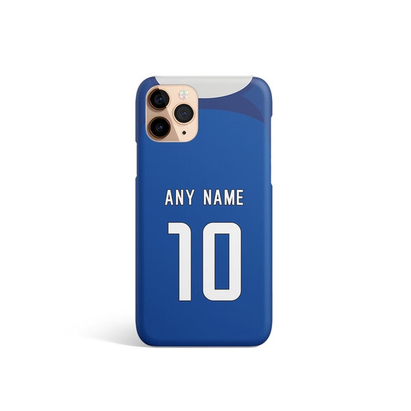 Unofficial Chelsea Women Football Shirt Phone Case. Any name - Any number.