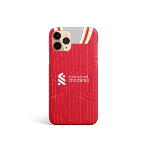 Nieoficjalny futerał na telefon inspirowany domową koszulką Liverpool 24/25