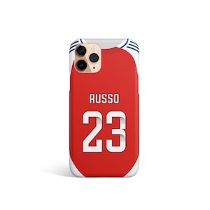 Unofficial Arsenal Women Inspired 24/25 Football Shirt Phone Case. Any name - Any number.