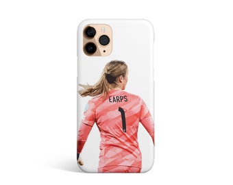 Inoffizielle Mary Earps England Löwinnen inspiriert World Cup Football Phone Case