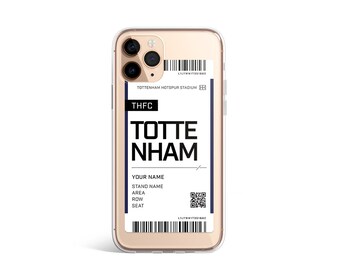 Unofficial Personalised Tottenham Hotspur Season Ticket Phone Case