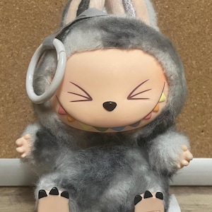 Custom Big Into Energy Secret ID Have A Seat Labubu (PRE-ORDER)