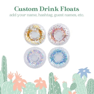 Custom Party Drink Floats