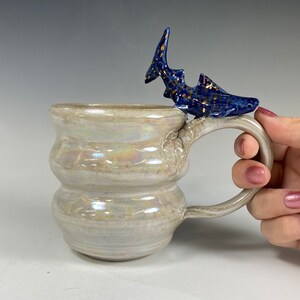 Whale Shark Mug - Handmade Pottery, Ceramic Animal Mug