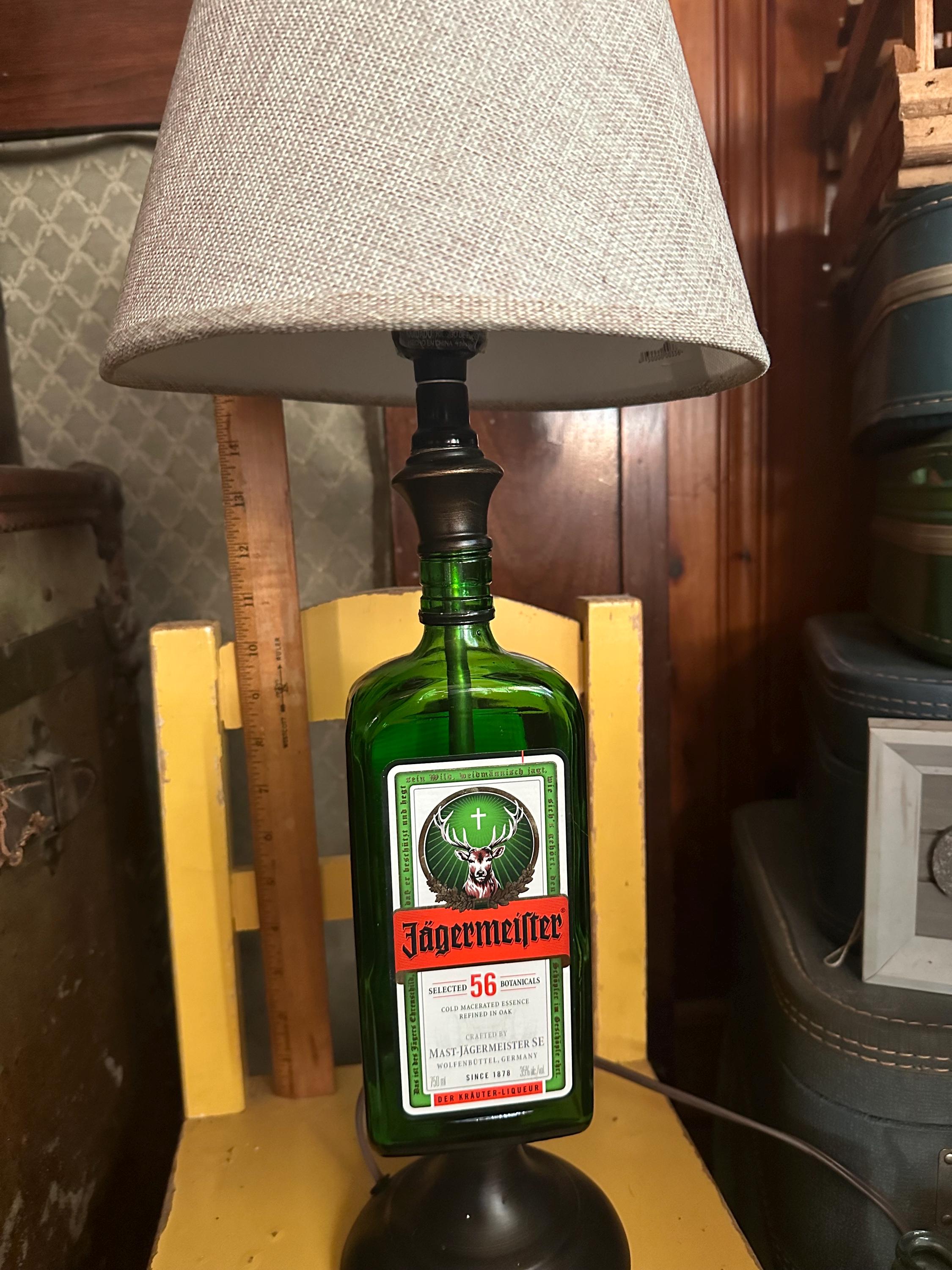 Lampe De Bureau Jägermeister Vintage - Publicitaire - état Fonctionnel