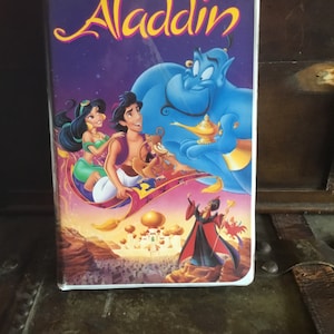 Vintage - Disney - Aladdin - VHS Clamshell - Black Diamond - Rare