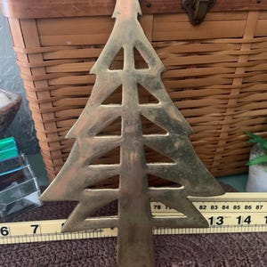 Trivet, Vintage Christmas Tree Trivet, Vintage Kitchen, Christmas Cooking, Vintage Trivet, Vintage Cooking, Christmas Gift, Holiday Decor