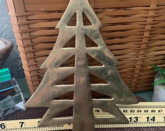 Base para panela, Base para panela de árvore de Natal vintage, Cozinha vintage, Culinária de Natal, Base para panela vintage, Culinária vintage, Presente de Natal, Decoração de Natal