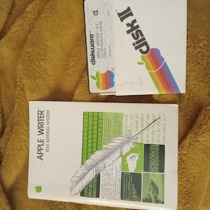 Vintage - Apple Writer 2 Software - Apple 2 - 1979