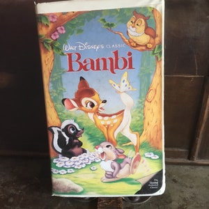 Vintage - Disney - Bambi - VHS Clamshell - Black Diamond - Rare