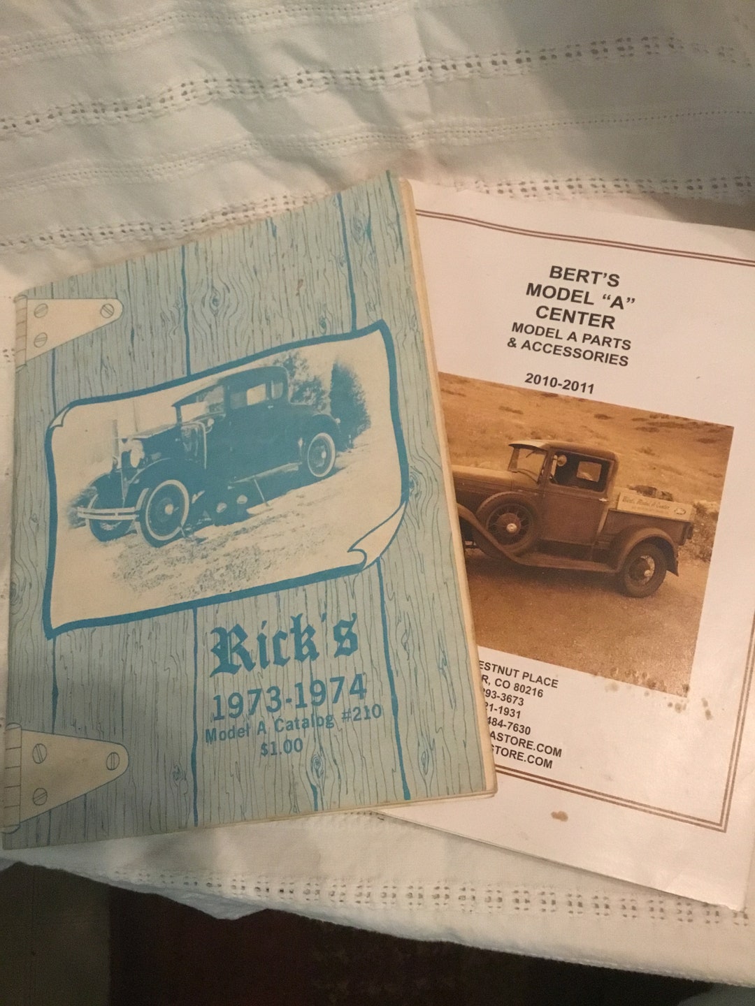 Vintage Model A Catalog Lot 2 Books Etsy