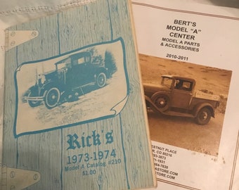 Vintage Modell A Katalog Lot - 2 Bücher