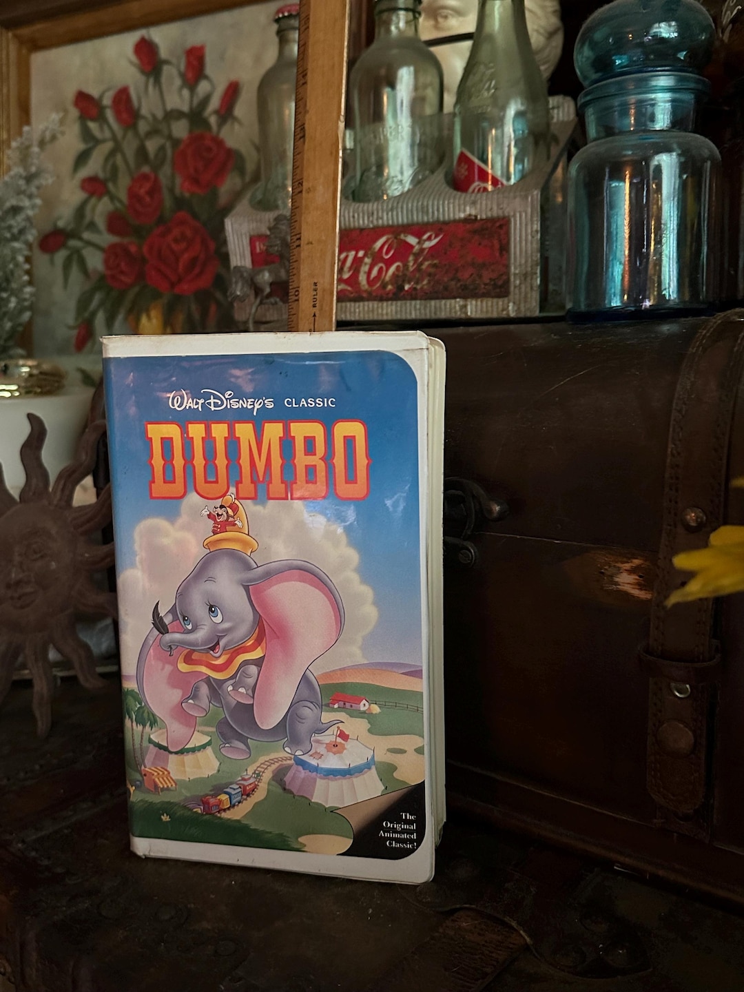 Vintage 1991 Walt Disney’s DUMBO Black Diamond Classic Clamshell VHS