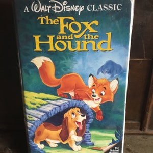 Vintage - Disney - the Fox and the Hound - VHS Clamshell - Black Diamond - Rare