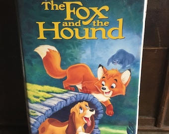 Vintage - Disney - the Fox and the Hound - VHS Clamshell - Black Diamond - Rare
