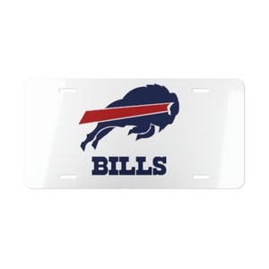 Bills Vanity Plate