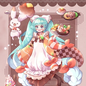 HATSUNE MIKU: Snow 2024 - Print/Poster (11x14&quot; and 4x6&quot;)