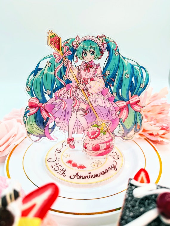 HATSUNE MIKU: 15th Anniversary (strawberry) Standee - Etsy Canada