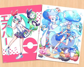 Hatsune Miku Pokemon Project Voltage Cards Psychic Dark - Etsy