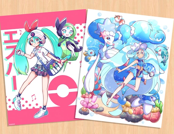 Project Voltage Miku (psychic & Water) Miniprints - Etsy