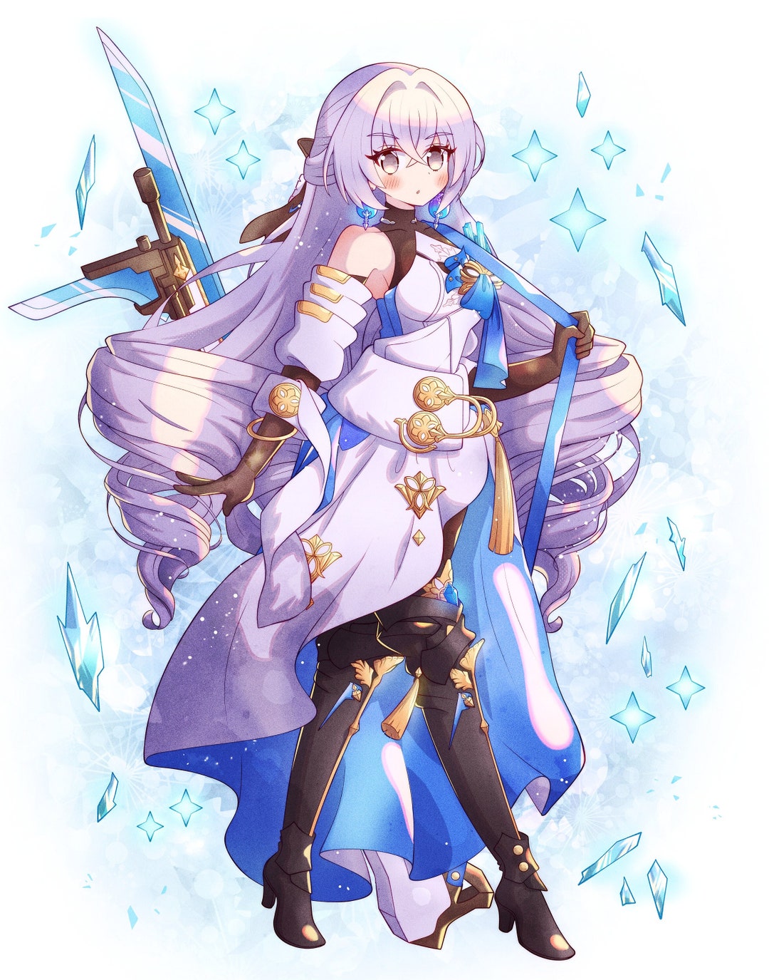 Honkai: Star Rail Bronya Print 11x14 and 4x6 - Etsy