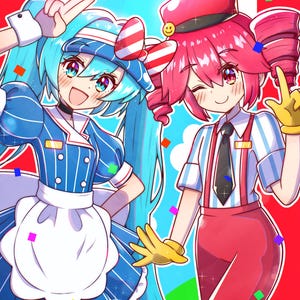MIKU AND TETO: Mesmerizer - Print/Poster (11x14&quot; and 4x6&quot;)