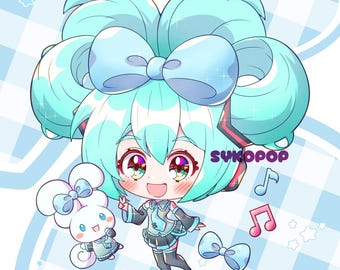 CinnaMiku Acrylic Charm