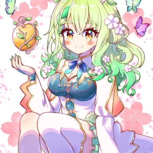 HOLOLIVE: English -Promise- Ceres Fauna - Print/Poster (11x14&quot; and 4x6&quot;)