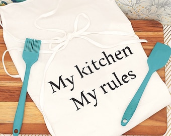 Kitchen Aprons (MY kitchen MY RULES )