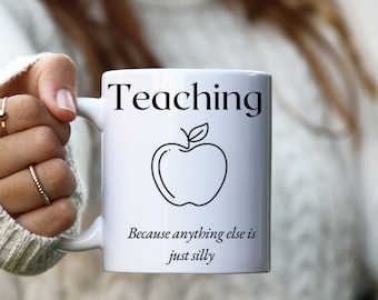 Teacher mug, funny teacher gift, gift for teacher