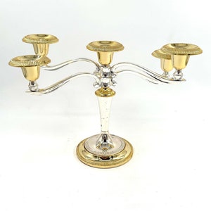 Vintage Candelabra | Silver Candelabra Candlestick Holder