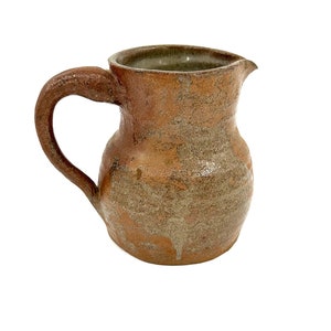 Vintage Pitcher | Stoneware Pitcher | Rustic Home Decor