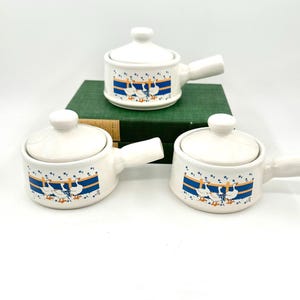 Vintage Goose Soup Bowl Set | Geese Decor | Cottage Core | Grandma Core | Grand Millennial