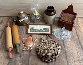 Vintage Cottage Core Decor | Kitchen Decor | Rustic Home Decor