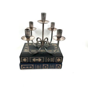 Vintage Candelabra | Silver Plated Candelabra Candlestick Holder