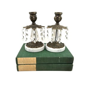 Vintage Candlestick Holders | Hollywood Regency Candlestick Holder Set