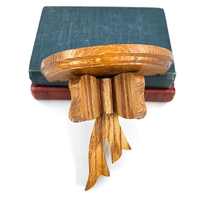 Vintage Bow Shelf | Wooden Bow | Cottage Core Decor | Grandma Core Decor | Vintage Wall Decor