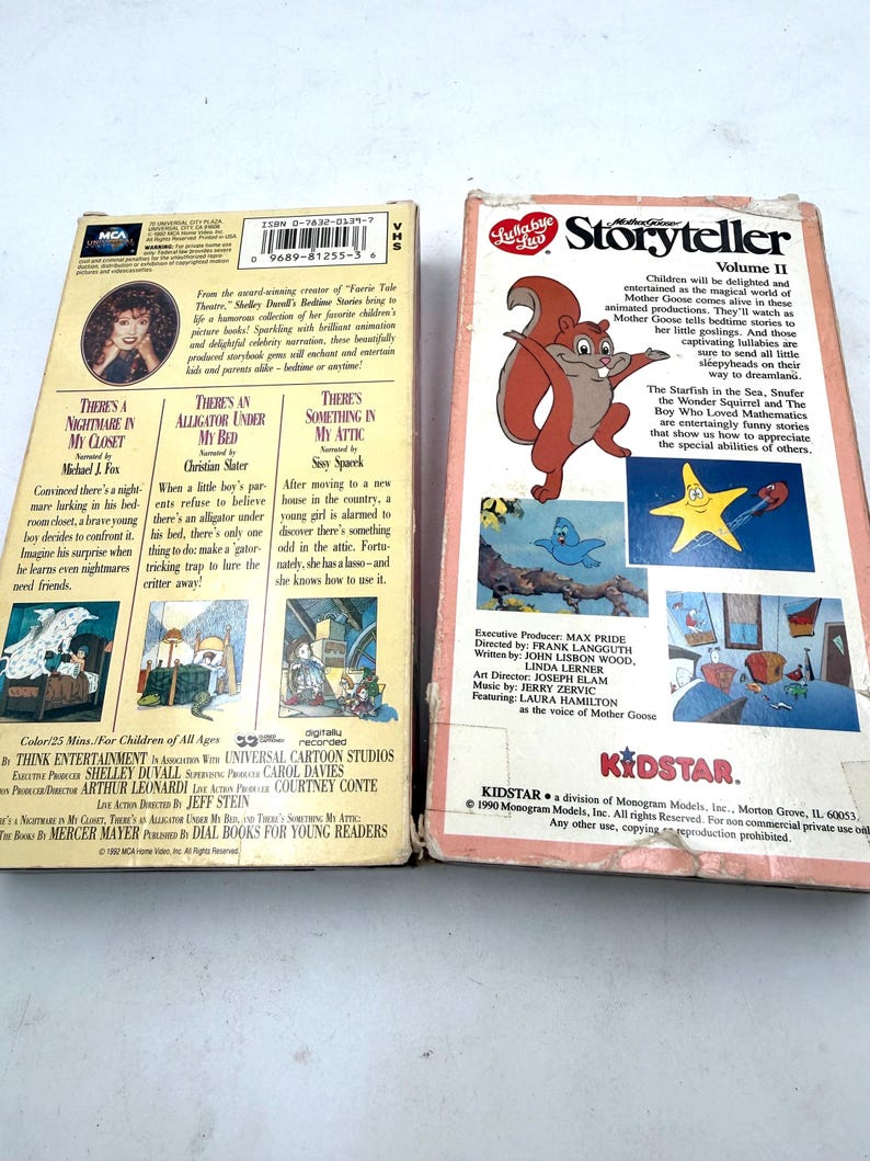 Vintage Children VHS Tape Set | Low Stimulation Movies for Kids - Etsy