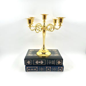 Vintage Brass Candelabra | Brass Candlestick Holder