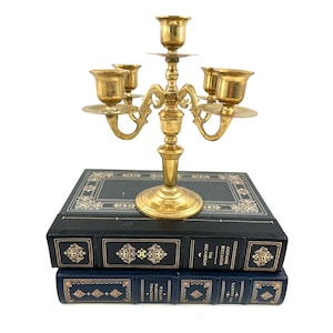 Vintage Brass Candelabra | Brass Candlestick Holder