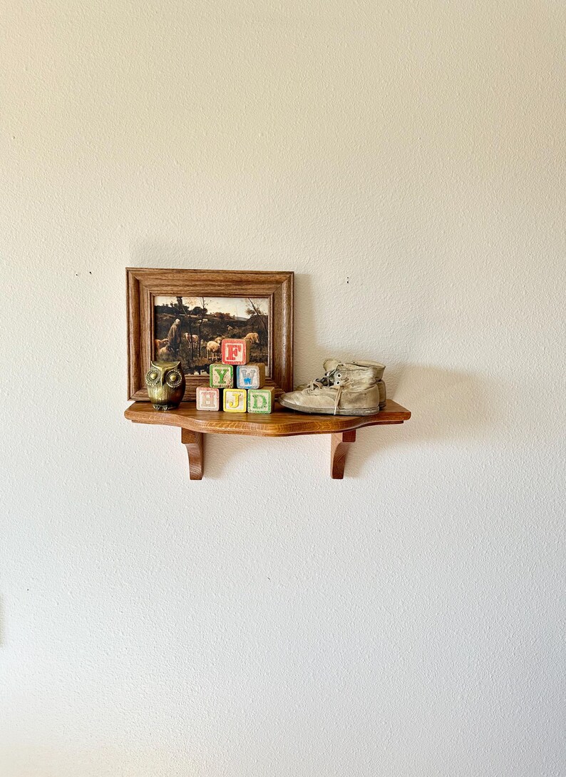 Vintage Nursery Decor Set Rustic Baby Room Decor Shelf & Knickknacks