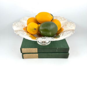 Vintage Silver Compote Bowl | Silverplate Pedestal Bowl