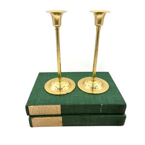 Vintage Candlestick Holders | Brass Candlestick Holder Set