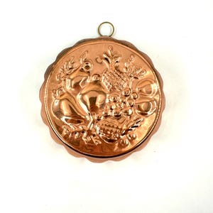 Vintage Copper Mold | Fruit Copper Wall Decor | Rustic Kitchen Decor | Cottage Core Aesthetic